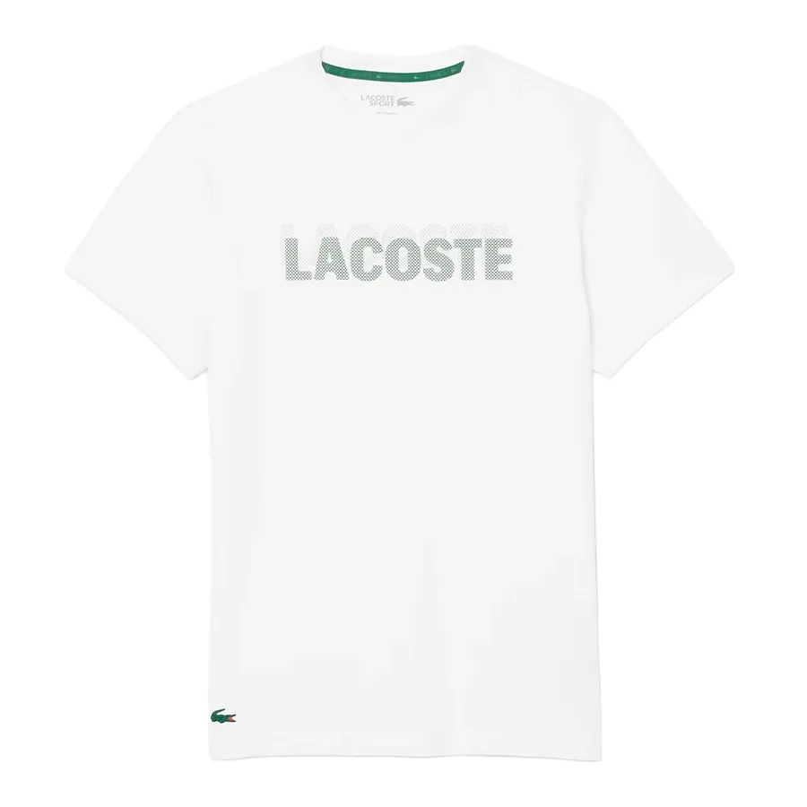 Imagen 2 de 6 de Remera Lacoste Tee Ultra Dry-BLANCO/VERDE