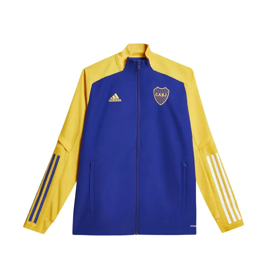 Imagen 0 de 2 de Campera adidas Presentación Boca Juniors Baby-AZUL/AMARILLO