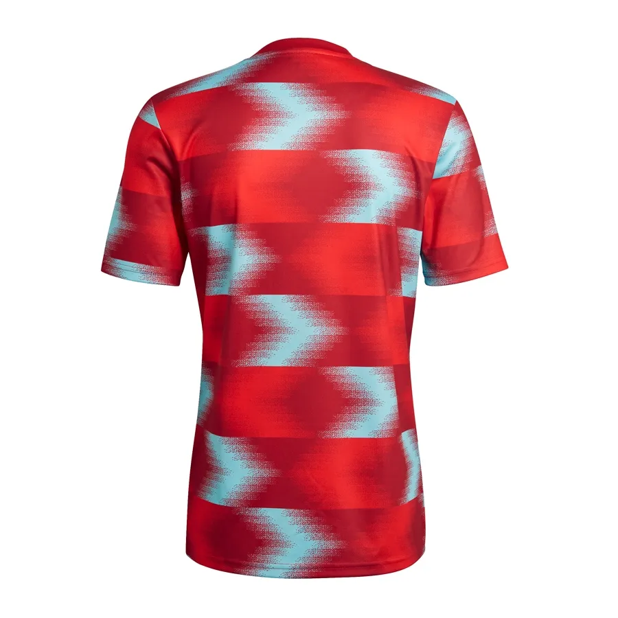 Imagen 1 de 6 de Camiseta adidas De Calentamiento Selección Colombia-ROJO/CELESTE