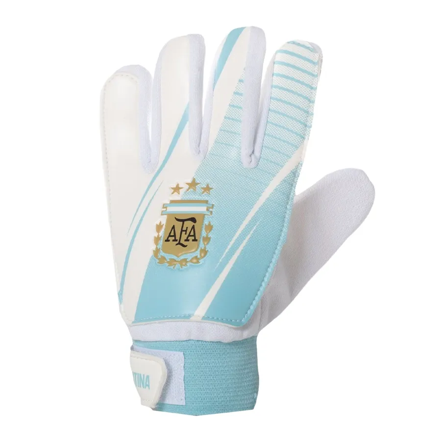 Imagen 0 de 2 de Guantes DRB Arquero Estadios 24 AFA-BLANCO/CELESTE