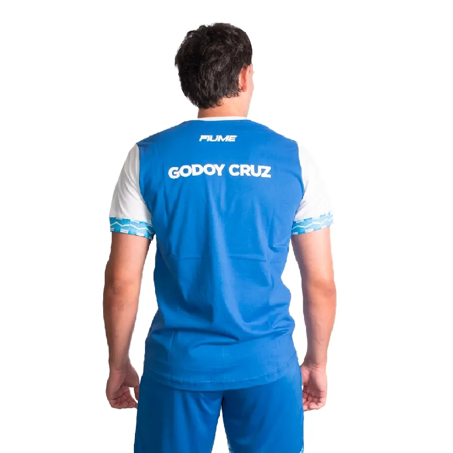 Imagen 1 de 2 de Remera Fiume Sport Concentración GC 25-AZUL/BLANCO