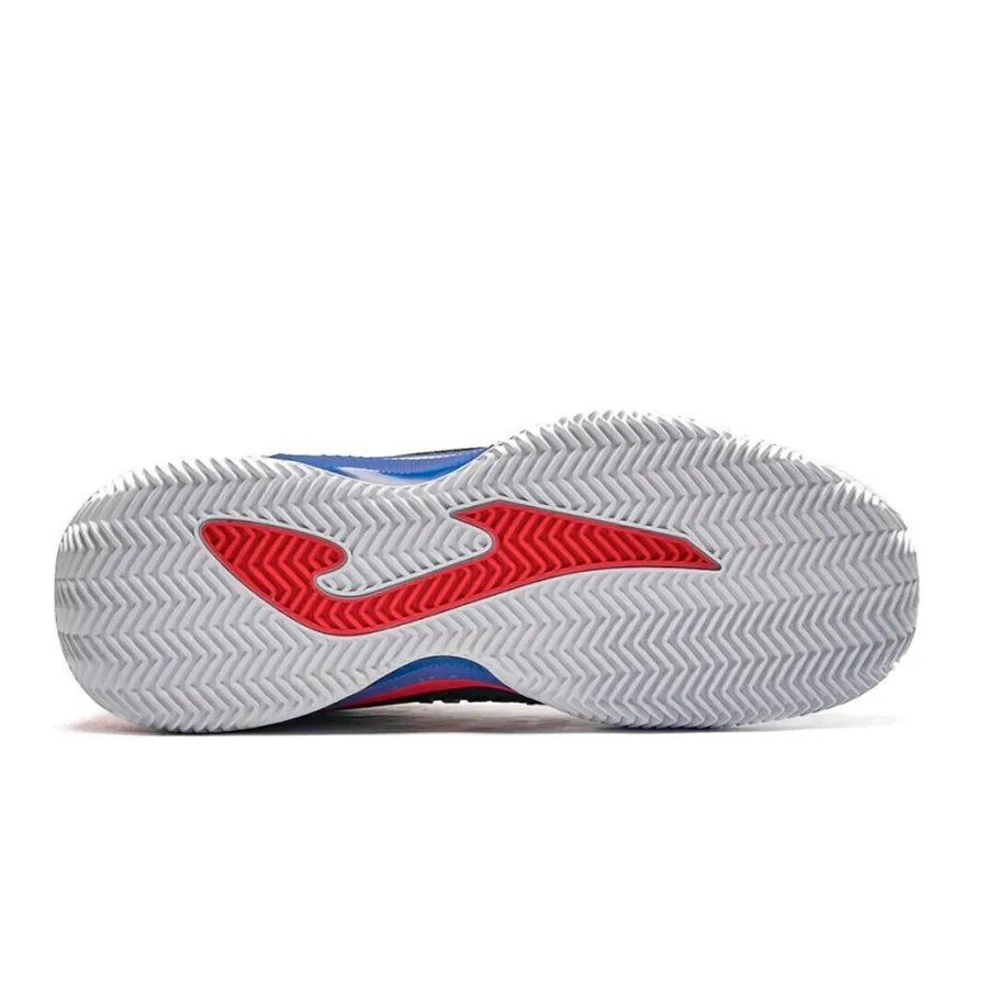 Imagen 3 de 6 de Zapatillas Joma Tenis Roland W2401-NEGRO/ROJO/AZUL