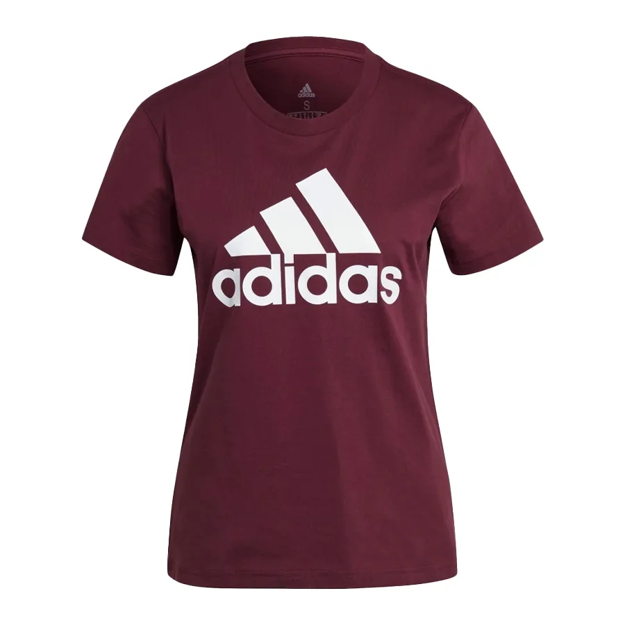 Imagen 0 de 1 de Remera adidas Loungewear Essentials Logo-BORDO/BLANCO