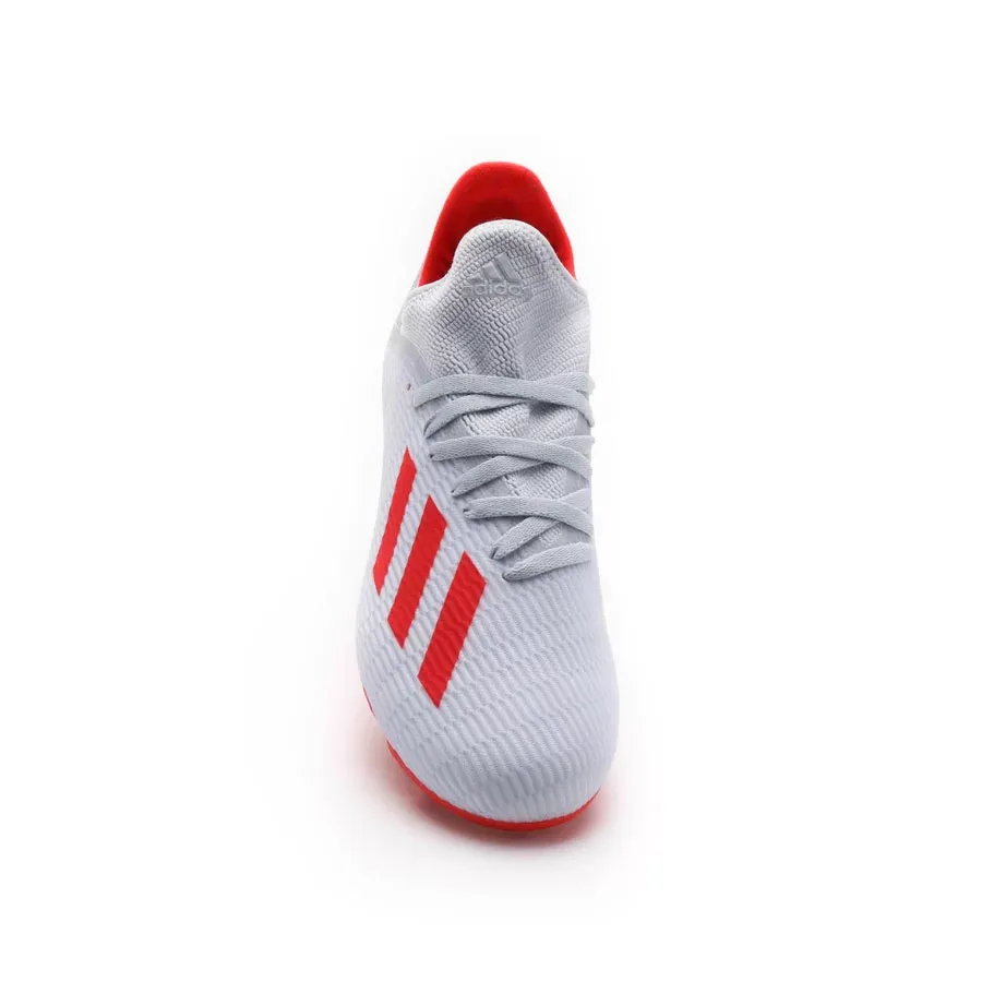 Imagen 0 de 5 de Botines adidas X 19.3 Fg J-GRIS/ROJO