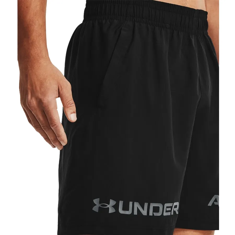 Imagen 2 de 4 de Shorts Under Armour Woven Graphic Wordmark-NEGRO