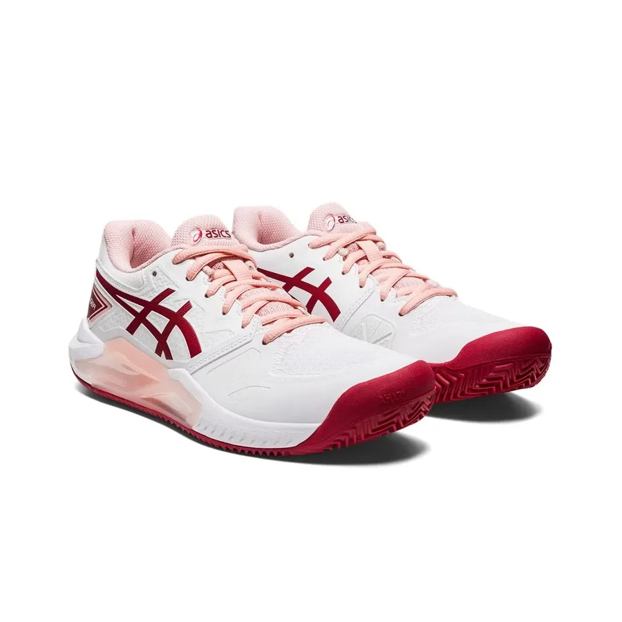 Imagen 2 de 6 de Zapatillas Asics Gel Challenger 13 Clay-BLANCO/ROJO/ROSA