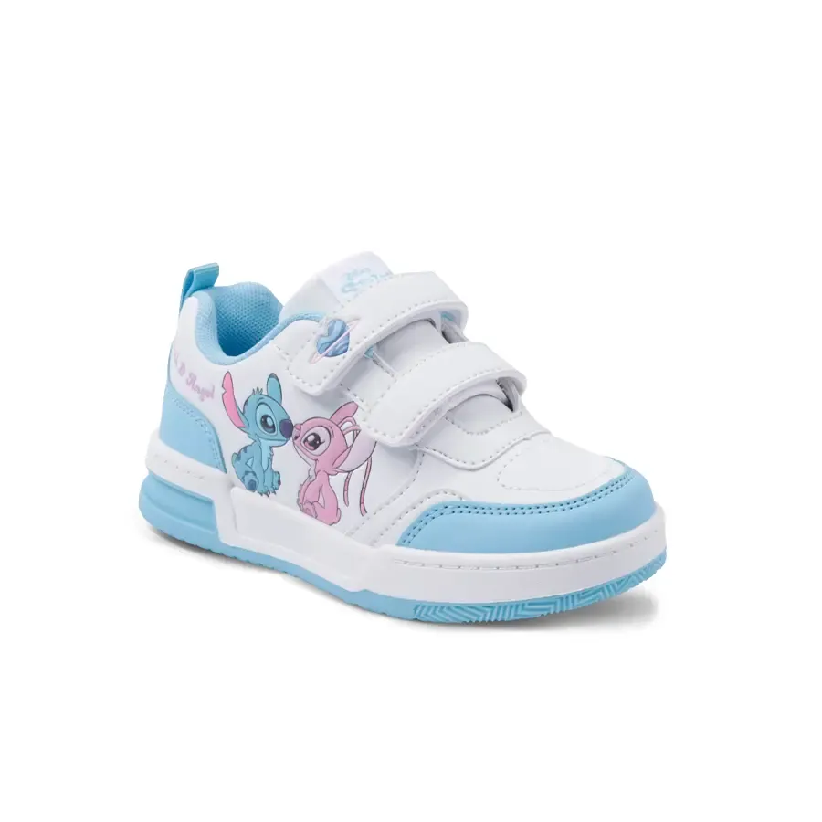 Imagen 1 de 4 de Zapatillas Footy Stitch-BLANCO/CELESTE