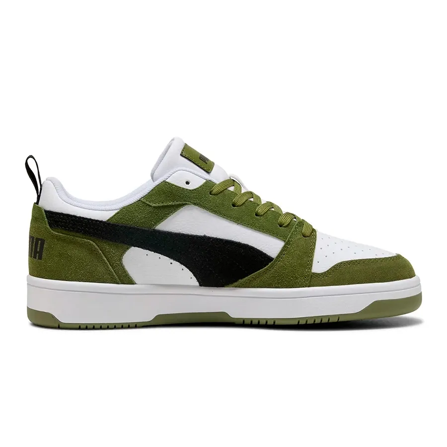 Imagen 2 de 6 de Zapatillas Puma Rebound V6 Low-VERDE SECO/BLANCO/NEGRO