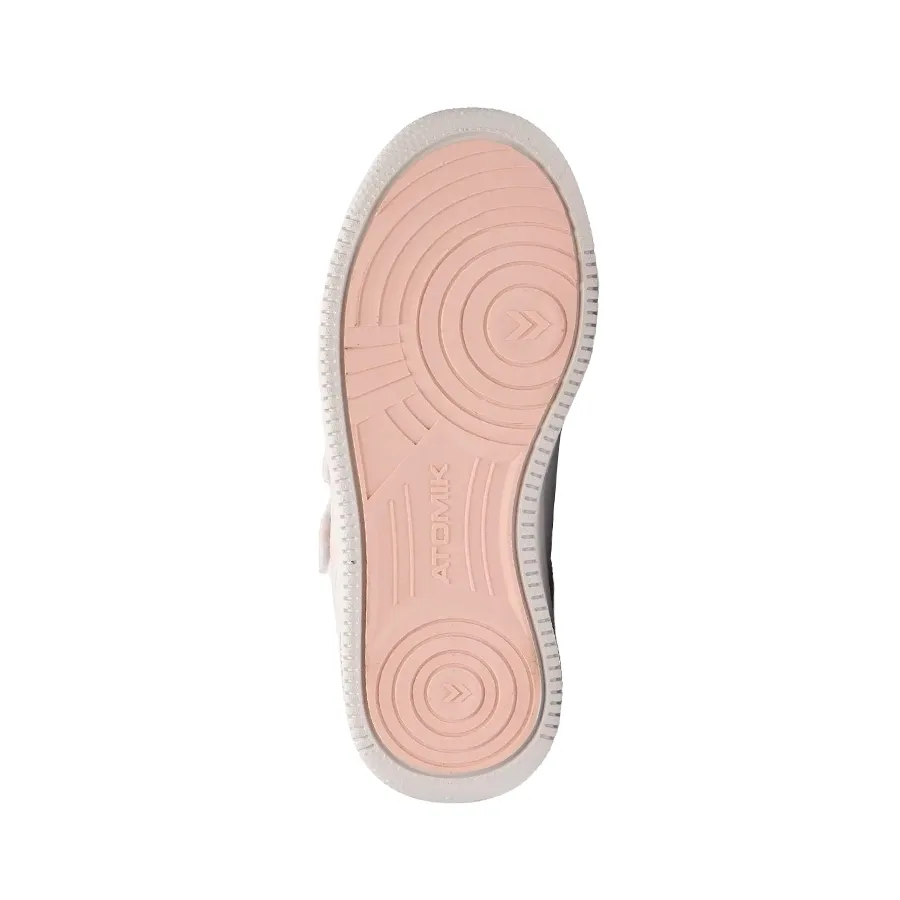 Imagen 4 de 7 de Zapatillas Atomik Fairfaxx Velcro 26-BLANCO/ROSA