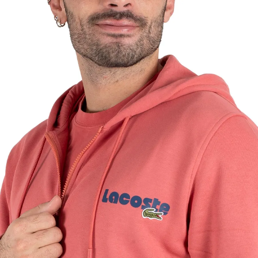 Imagen 3 de 4 de Campera Lacoste Triple Logo-CORAL