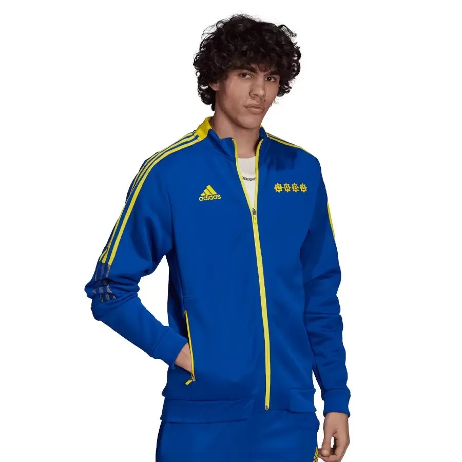 Imagen 3 de 6 de Campera adidas Boca Juniors-AZUL/AMARILLO
