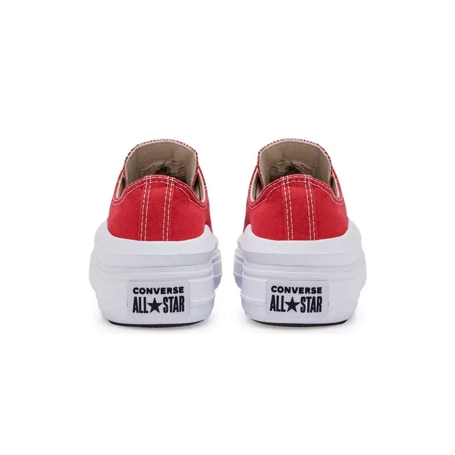 Imagen 2 de 5 de Zapatillas Converse Chuck Taylor All Star Move Ox-ROJO/BLANCO