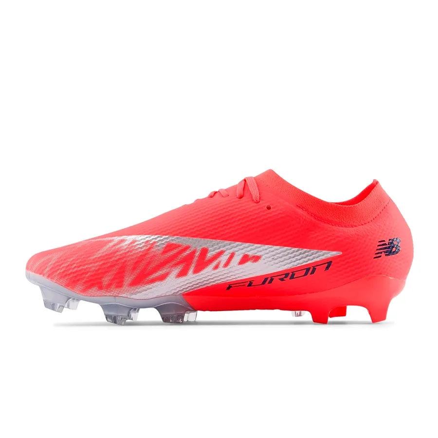 Imagen 2 de 4 de Botines New Balance Furon Elite V8-ROJO/GRIS