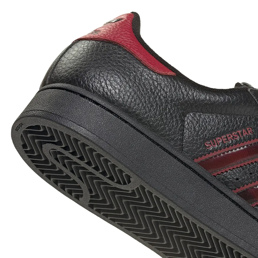 Imagen 6 de 7 de Zapatillas adidas originals Superstar II-NEGRO/ROJO