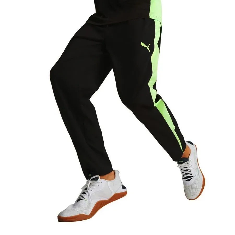 Imagen 2 de 6 de Pantalón Puma Fit Woven Jogger-NEGRO/VERDE FLUOR