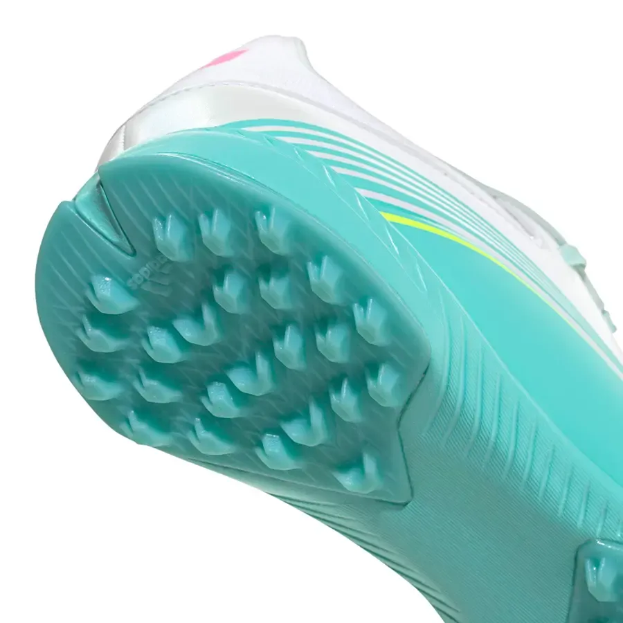 Imagen 6 de 7 de Botines adidas F50 Messi League Tf-BLANCO/TURQUESA/FUCSIA