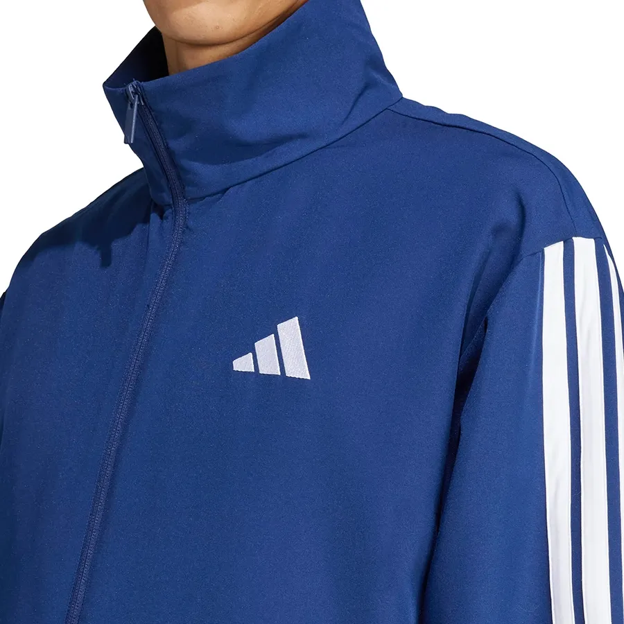 Imagen 4 de 6 de Conjunto adidas Deportivo Tejido 3 Tiras-AZUL