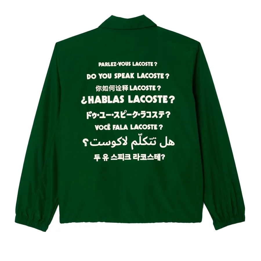 Imagen 1 de 3 de Campera Lacoste Deportiva-VERDE