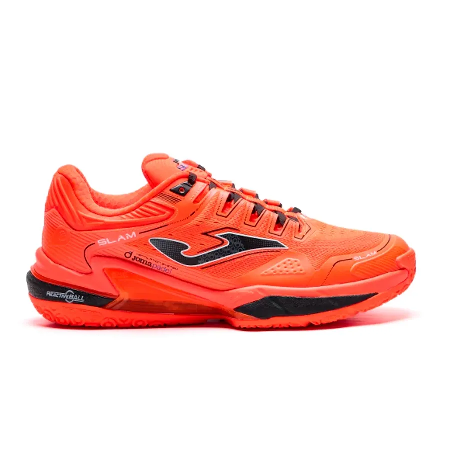 Imagen 0 de 7 de Zapatillas Joma Padel Slam W2408-NARANJA FLUOR/AZUL/NEGRO