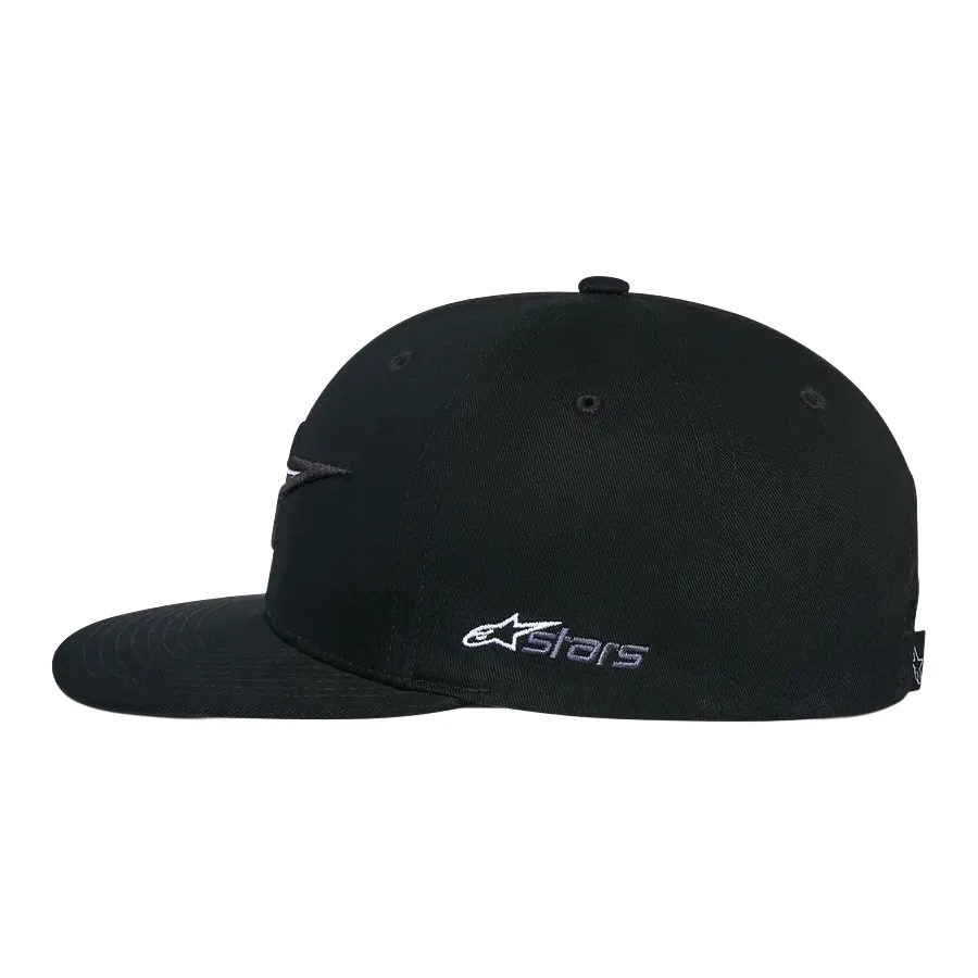 Imagen 2 de 4 de Gorra Alpinestars snapback gruesa-NEGRO
