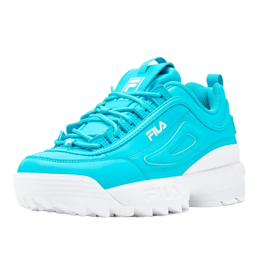 Imagen 3 de 5 de Zapatillas Fila Disruptor II Premium M-TURQUESA/BLANCO