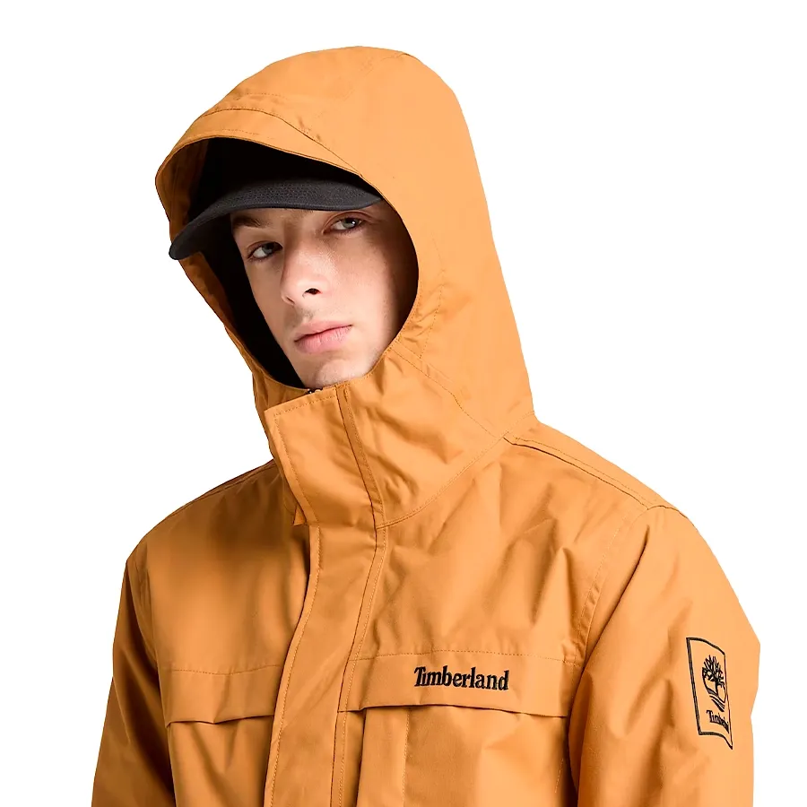 Imagen 4 de 5 de Campera Timberland Benton Waterproof Shell Jacket-BEIGE/NEGRO