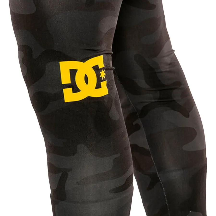 Imagen 3 de 4 de Calza Dc New School-NEGRO/AMARILLO
