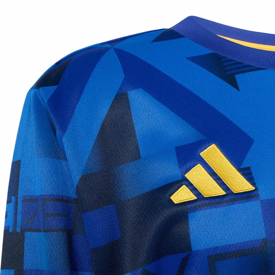 Imagen 3 de 5 de Camiseta adidas Boca Juniors Prepartido-AZUL/CELESTE/AMARILLO