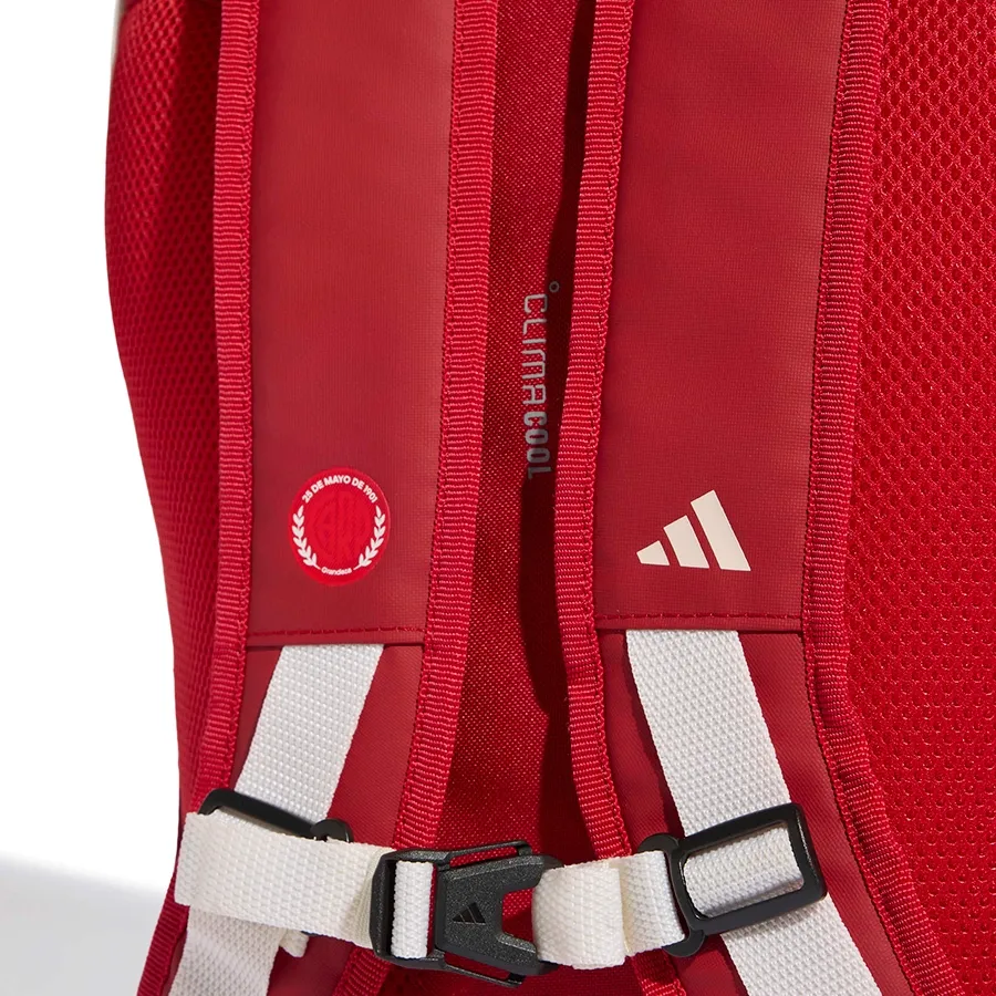 Imagen 4 de 6 de Mochila adidas Titular River Plate 26/27-ROJO/BLANCO