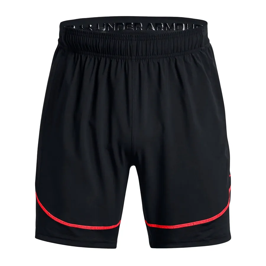 Imagen 2 de 6 de Shorts Under Armour Challenger Pro-NEGRO/NARANJA FLUOR