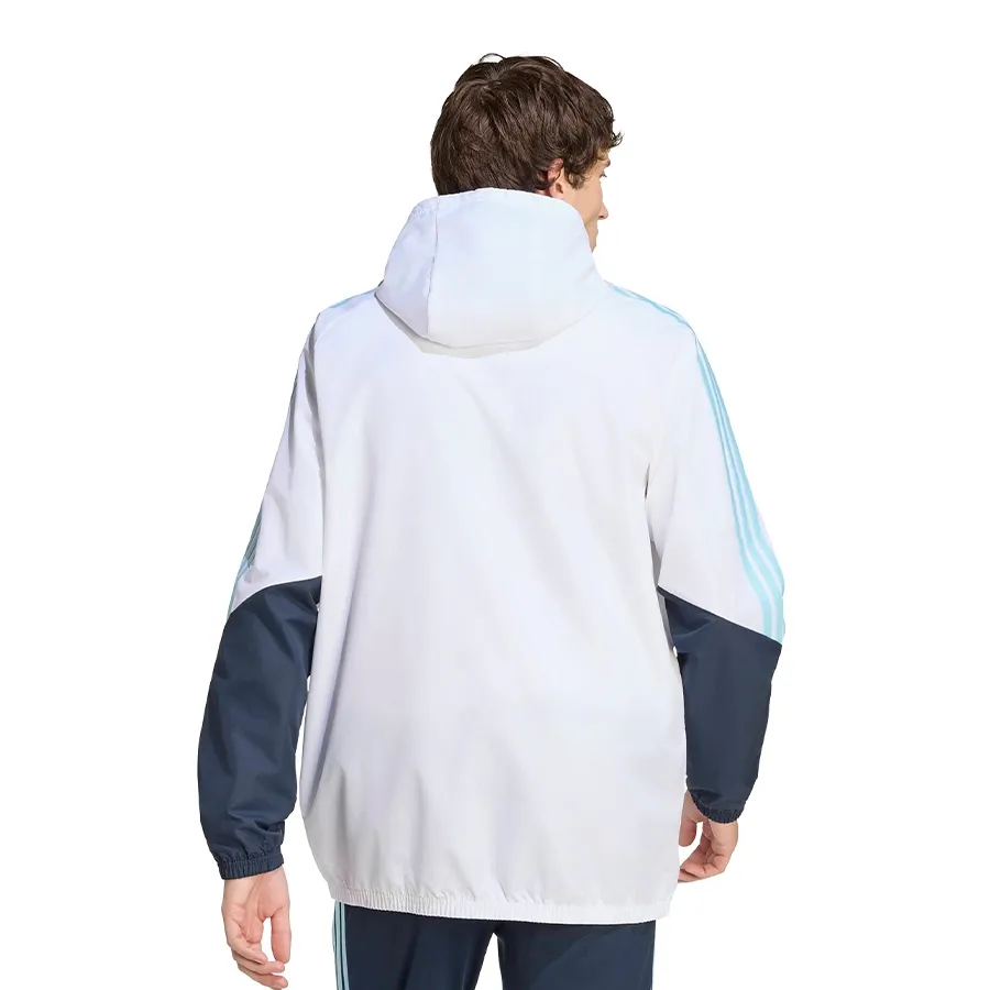 Imagen 1 de 4 de Campera adidas Afa 26 Tiro All Weather-BLANCO/CELESTE