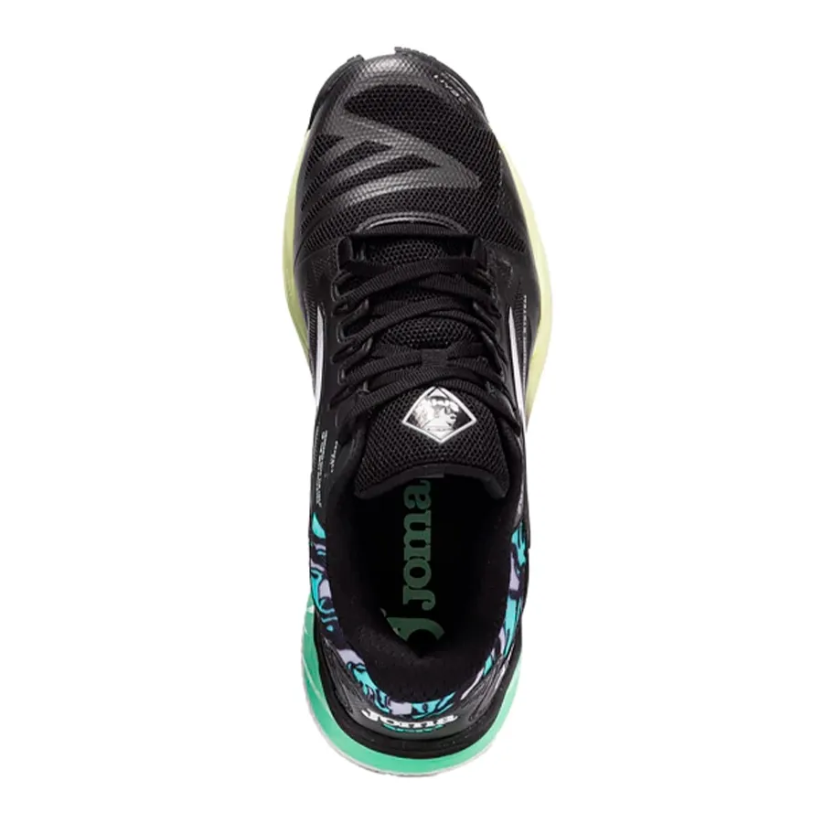 Imagen 2 de 5 de Zapatillas Joma Pádel Spin-NEGRO/VERDE AGUA