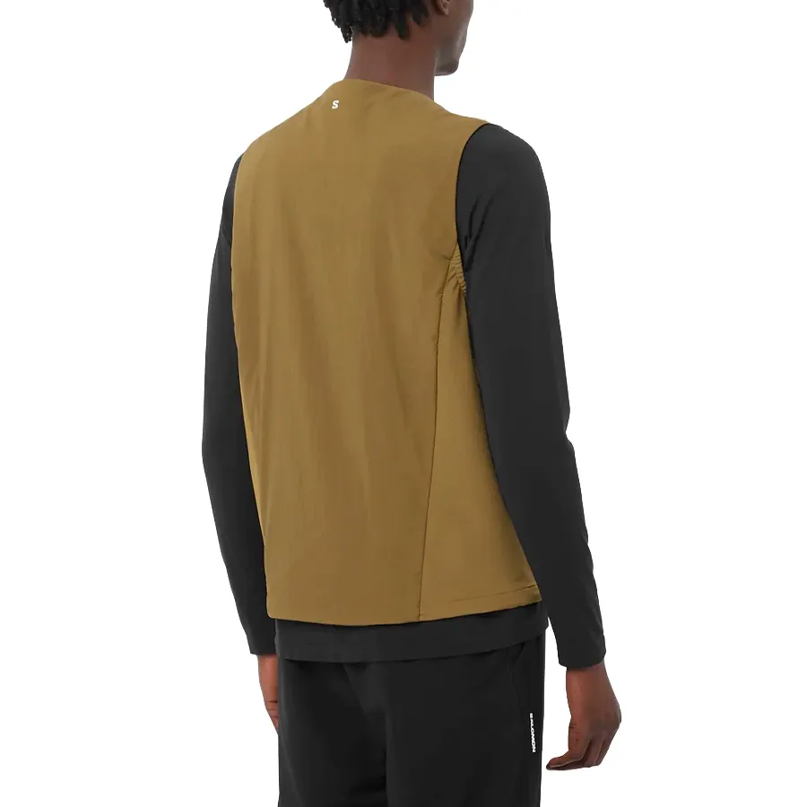 Imagen 1 de 6 de Chaleco Salomon Mntain Flex Hyb Vst-VERDE SECO