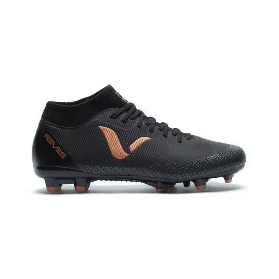 Imagen 0 de 5 de Botines Reves Futbol Fenix Pro-NEGRO