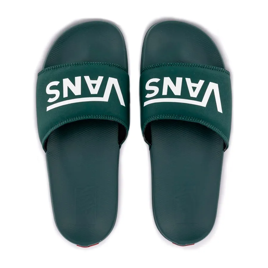 Imagen 3 de 6 de Ojotas Vans M La Costa Slide On-VERDE/BLANCO