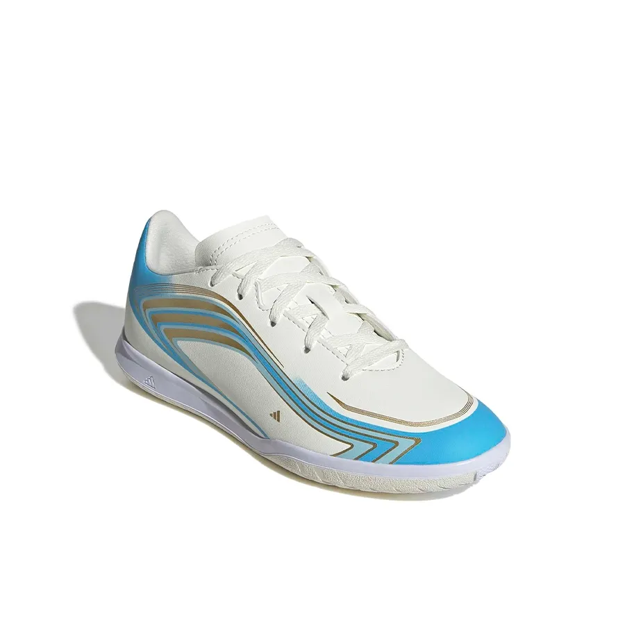 Imagen 1 de 7 de Botines adidas F50 Messi Club In-BLANCO/CELESTE/DORADO