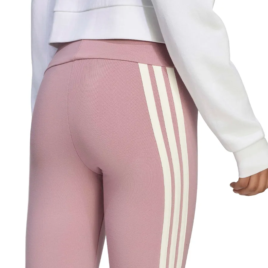 Imagen 4 de 5 de Calza adidas 3 Stripes-ROSA VIEJO/BLANCO