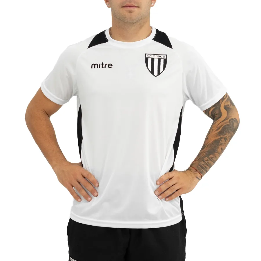 Imagen 4 de 9 de Remera Mitre Derby Gimnasia Y Esgrima-BLANCO/NEGRO
