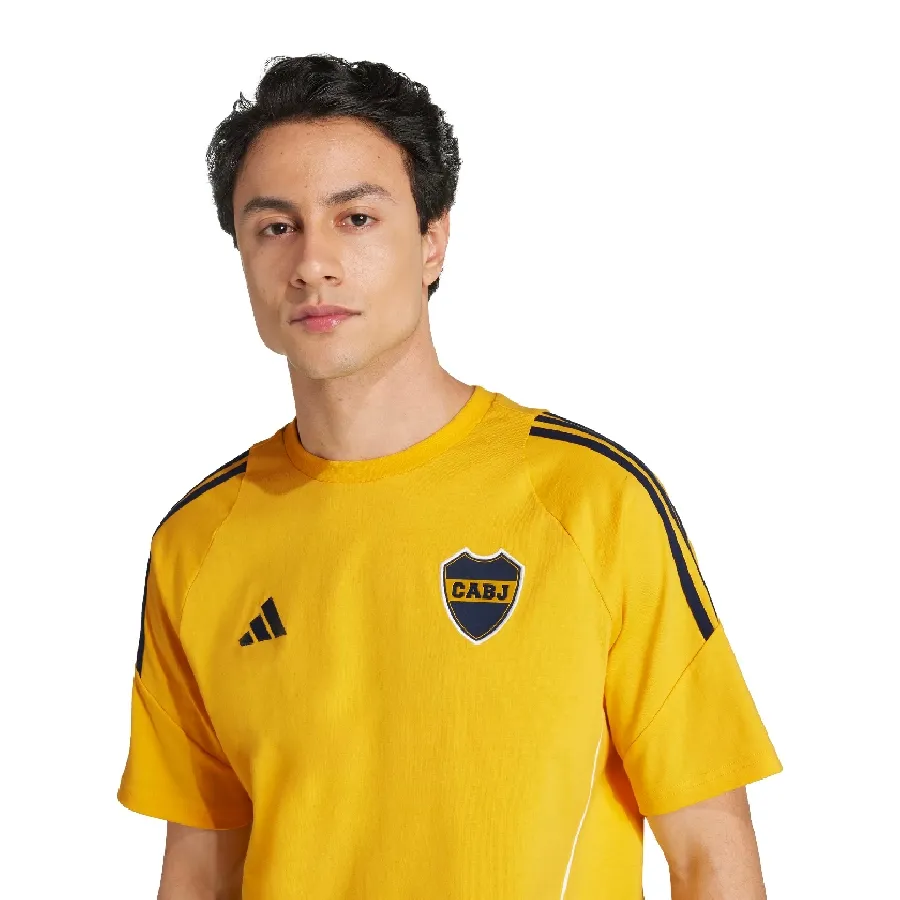 Imagen 4 de 5 de Remera adidas Boca Juniors Tiro 25-AMARILLO/MARINO