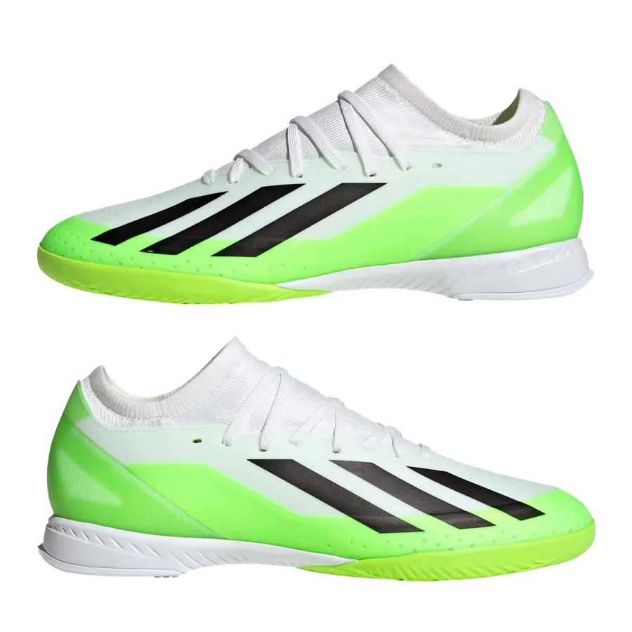 Imagen 3 de 10 de Botines adidas X Crazyfast.3-BLANCO/VERDE FLUOR/NEGRO