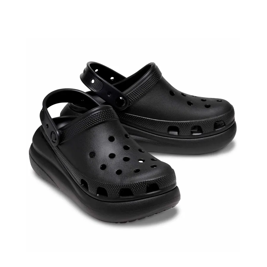 Imagen 2 de 5 de Ojotas Crocs Classic Crush Clog-NEGRO/NEGRO