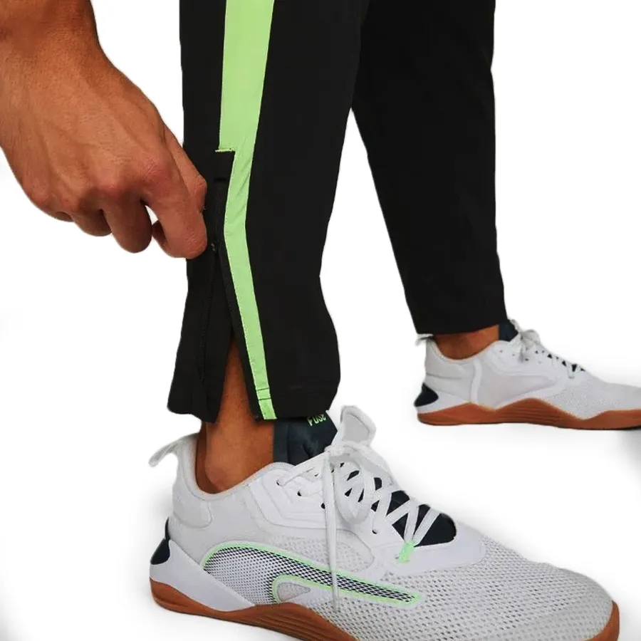 Imagen 5 de 6 de Pantalón Puma Fit Woven Jogger-NEGRO/VERDE FLUOR