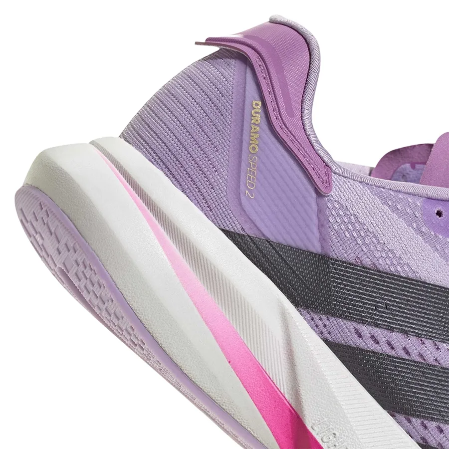 Imagen 6 de 7 de Zapatillas adidas Duramo Speed 2-VIOLETA/NEGRO/ROSA