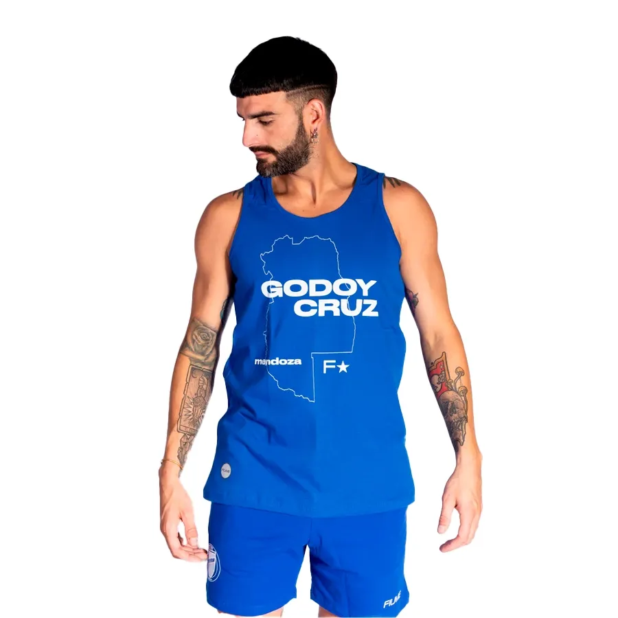 Imagen 0 de 3 de Musculosa Fiume Sport Salida 24 Godoy Cruz-AZUL/BLANCO
