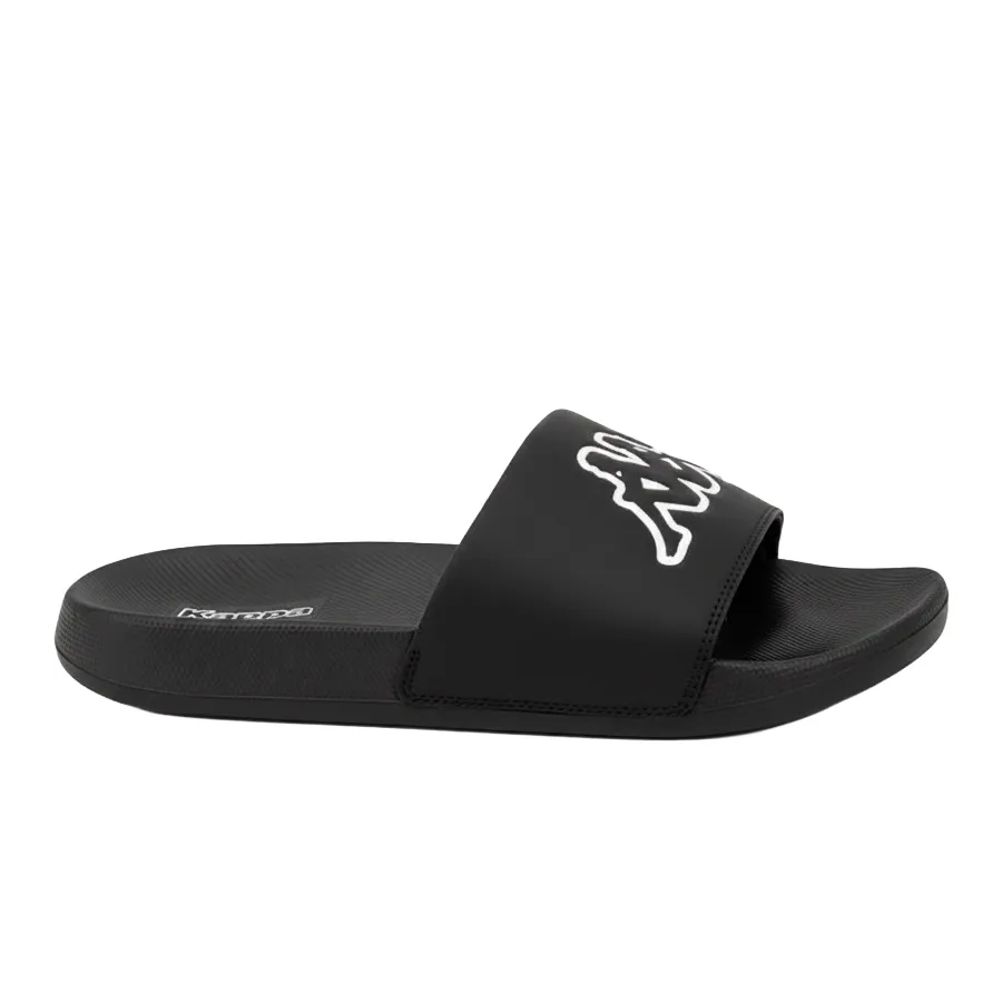 Imagen 1 de 5 de Ojotas Kappa Logo Steeve-NEGRO/BLANCO