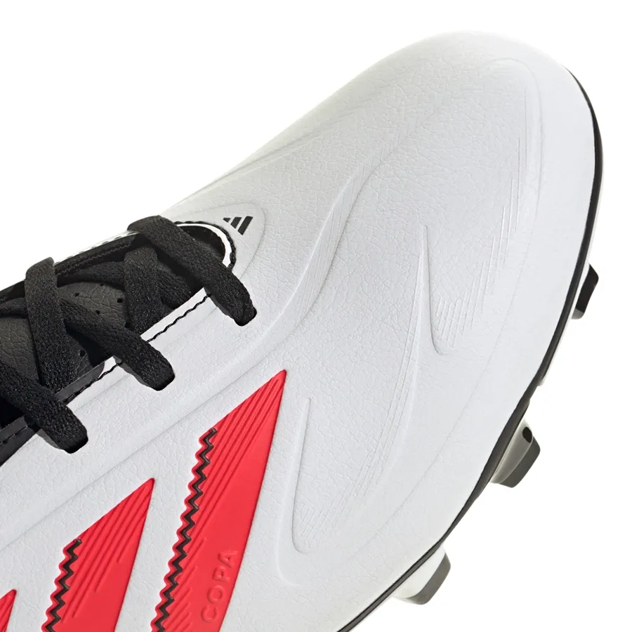 Imagen 3 de 7 de Botines adidas Copa Pure III Club-BLANCO/NEGRO/CORAL FLUOR