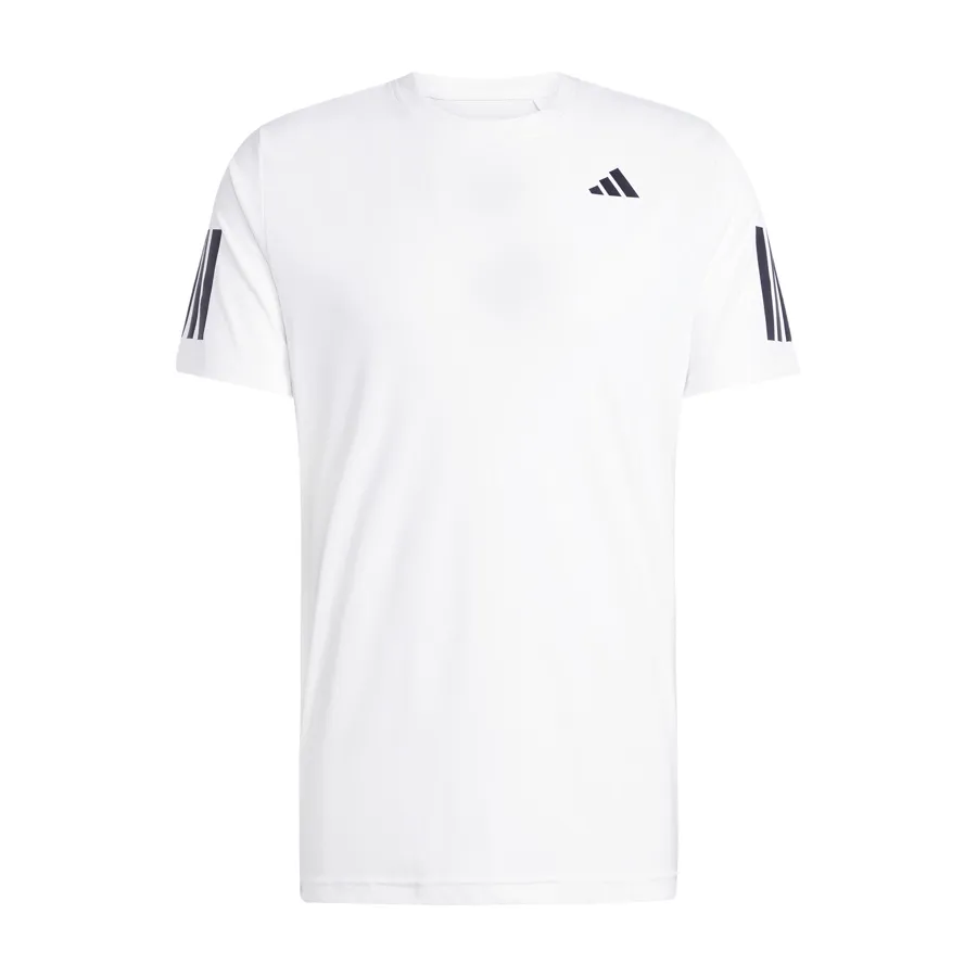 Imagen 5 de 6 de Remera adidas Club Tennis 3 Stripes-BLANCO/NEGRO
