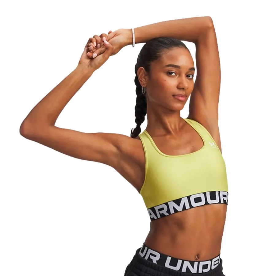 Imagen 0 de 3 de Top Under Armour HeatGear Mid Branded-AMARILLO
