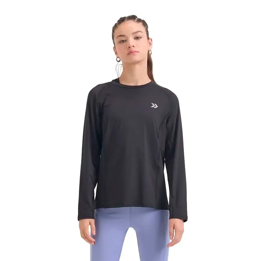 Imagen 0 de 5 de Remera Atomik Manga Larga Cross-NEGRO