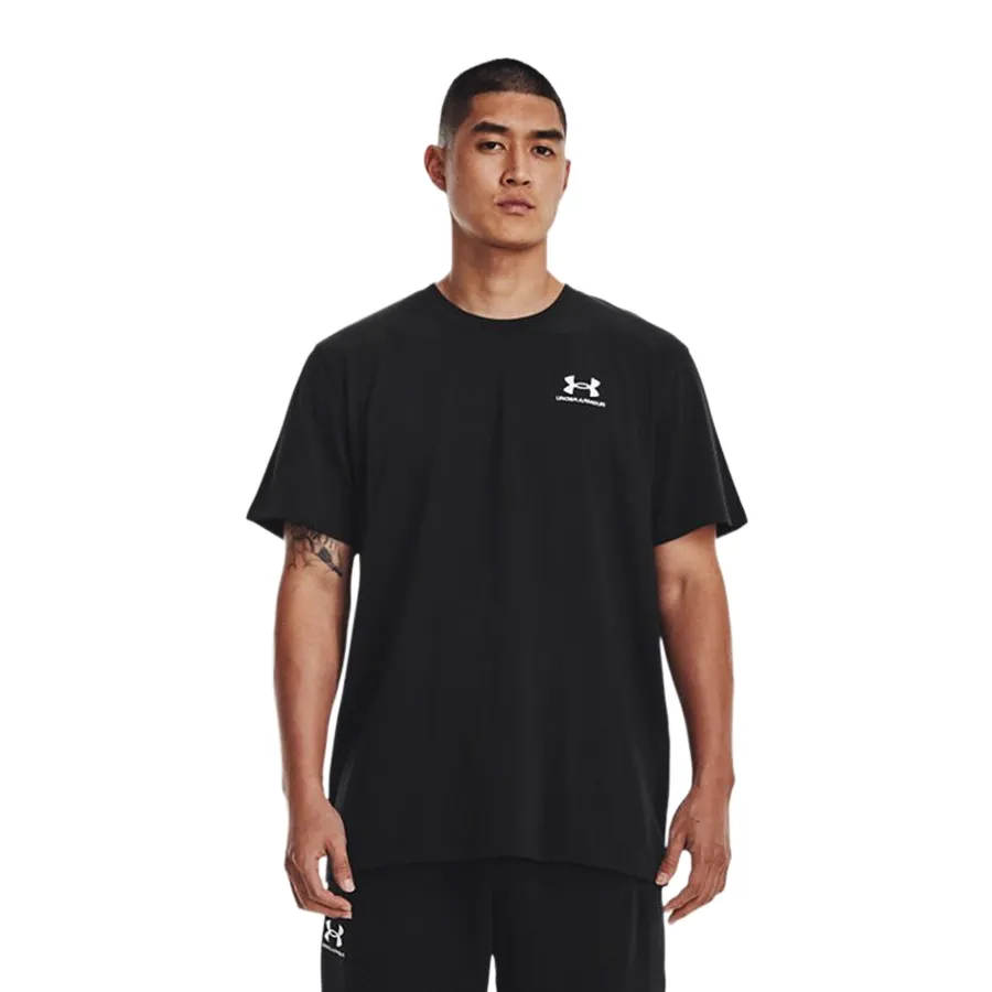 Imagen 0 de 5 de Remera Under Armour Embroidered Heavyweight-NEGRO